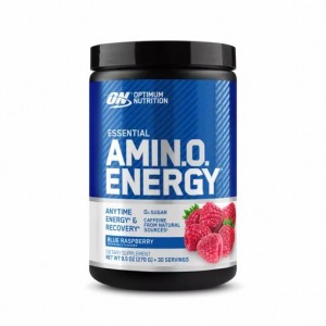 Optimum Nutrition ESSENTIAL AMIN.O. ENERGY® Blue Raspberry 0.6 lb (30 Servings) | 905483-DBT