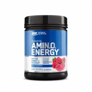 Optimum Nutrition ESSENTIAL AMIN.O. ENERGY® Blue Raspberry 1.29 lb (65 Servings) | 618945-YZM