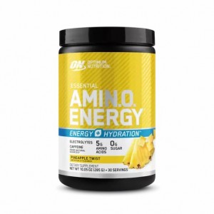 Optimum Nutrition Essential AMIN.O. ENERGY + Electrolytes Pineapple Twist 0.63 lb (30 Servings) | 537249-MVG