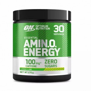 Optimum Nutrition Essential AMIN.O. Energy Lemon & Lime 270 grams (30 Servings) | 207154-YDV