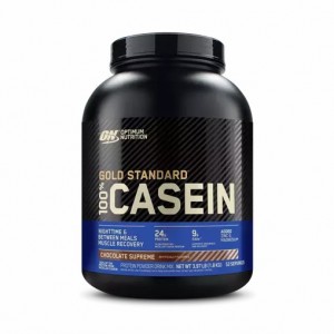 Optimum Nutrition GOLD STANDARD® 100% Casein Chocolate Supreme 4 lb (53 Servings) | 695328-HIP