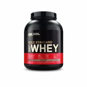 Optimum Nutrition GOLD STANDARD 100% WHEY™ Chocolate Coconut 5 lb (71 Servings) | 542931-XFV