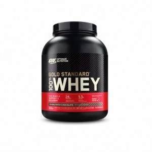 Optimum Nutrition GOLD STANDARD 100% WHEY™ Double Rich Chocolate 5 lb (74 Servings) | 984053-LDX