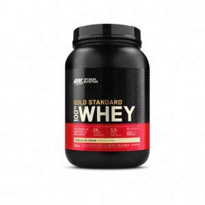 Optimum Nutrition GOLD STANDARD 100% WHEY™ Vanilla Ice Cream 2 lb (29 Servings) | 965371-BLH