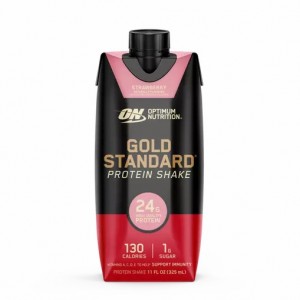 Optimum Nutrition GOLD STANDARD® Ready To Drink Protein Shake *new* Strawberry 12 Cartons (12 Servings) | 984206-SBY