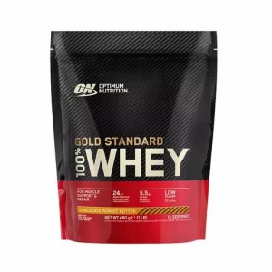 Optimum Nutrition Gold Standard 100% Whey Protein Powder Chocolate Peanut Butter 480 grams (15 Servings) | 791023-WPM