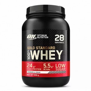 Optimum Nutrition Gold Standard 100% Whey Protein Powder Cookies & Cream 896 grams (28 Servings) | 021735-OVW