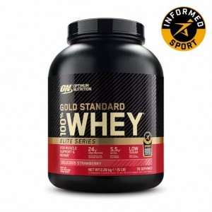Optimum Nutrition Gold Standard 100% Whey - Elite Series Delicious Strawberry 2.27 kg | 937856-XHF