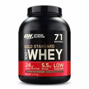 Optimum Nutrition Gold Standard 100% Whey Protein Powder Extreme Milk Chocolate 2.27 kg (71 Servings) | 516384-HGW