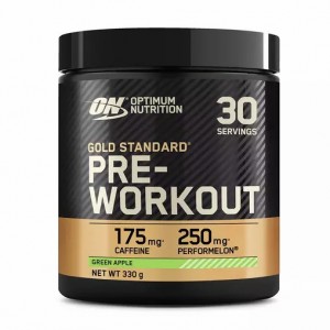 Optimum Nutrition Gold Standard Pre-Workout Green Apple 330 grams (30 Servings) | 203849-FIB