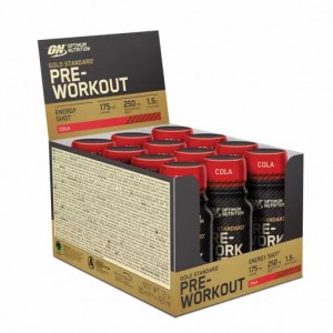Optimum Nutrition Gold Standard Pre-Workout Shot Cola 720 ml (12 pieces) | 324690-NQB