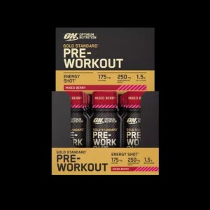 Optimum Nutrition Gold Standard Pre-Workout Shot Mixed Berry 720 ml (12 pieces) | 615480-XRI