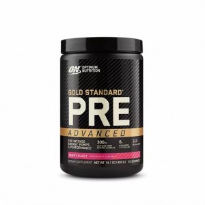 Optimum Nutrition Gold Standard Pre Advanced Berry Blast 20 Serves | 954370-SRF