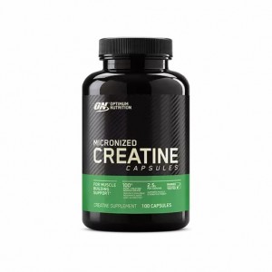Optimum Nutrition Micronized Creatine Capsules 100 Capsules (50 Servings) | 378241-TOB