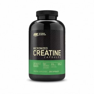 Optimum Nutrition Micronized Creatine Capsules 200 Capsules (100 Servings) | 360217-BRW