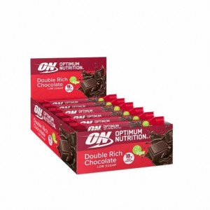 Optimum Nutrition Plant Protein Bar Double Rich Chocolate 720 grams (12 Bars) | 302847-SJL