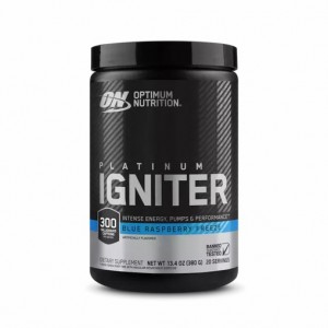 Optimum Nutrition Platinum Igniter Blue Raspberry Freeze 0.84 lb (20 Servings) | 720394-QZI