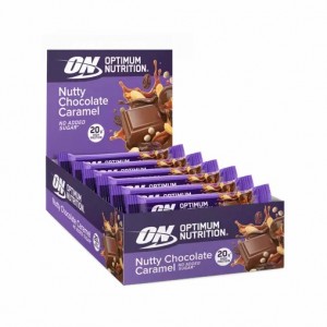 Optimum Nutrition Protein Bar Nutty Chocolate Caramel 700 grams (10 Bars) | 729436-XID