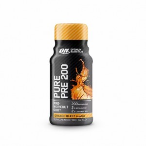 Optimum Nutrition Pure Pre 200 Pre-Workout Shot Orange 60ml (12 shots) | 670531-BVI