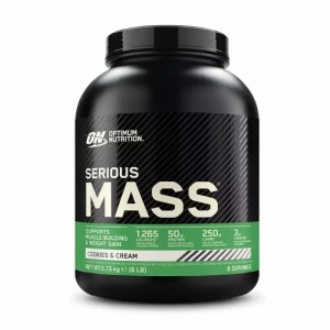 Optimum Nutrition Serious Mass Cookies & Cream 2.73 kg (8 Servings) | 784319-UTM