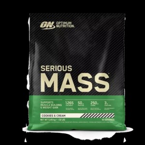 Optimum Nutrition Serious Mass Cookies & Cream 5.45 kg (16 Servings) | 906274-OBF
