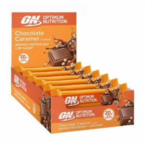 Optimum Nutrition Whipped Protein Bar Chocolate Caramel 600 grams (10 Bars) | 637924-OKL
