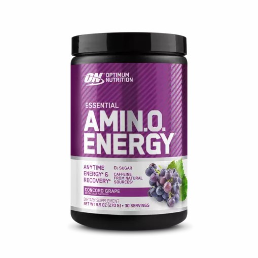 Optimum Nutrition ESSENTIAL AMIN.O. ENERGY® Concord Grape 0.6 lb (30 Servings) | 182953-FQV