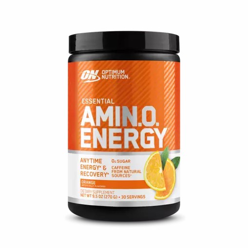 Optimum Nutrition ESSENTIAL AMIN.O. ENERGY® Orange 0.6 lb (30 Servings) | 834921-QMG