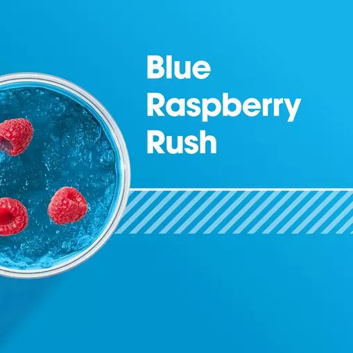 Optimum Nutrition ESSENTIAL AMIN.O. ENERGY+ Electrolytes Sparkling *new* Blue Raspberry Rush 355ml * 12 Cans (12 Servings) | 065913-ZIT