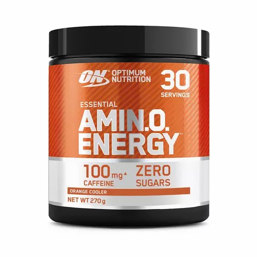 Optimum Nutrition Essential AMIN.O. Energy Orange Cooler 270 grams (30 Servings) | 187429-TGL