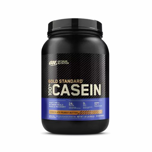 Optimum Nutrition GOLD STANDARD® 100% Casein Chocolate Peanut Butter 2 lb (25 Servings) | 183094-FMX