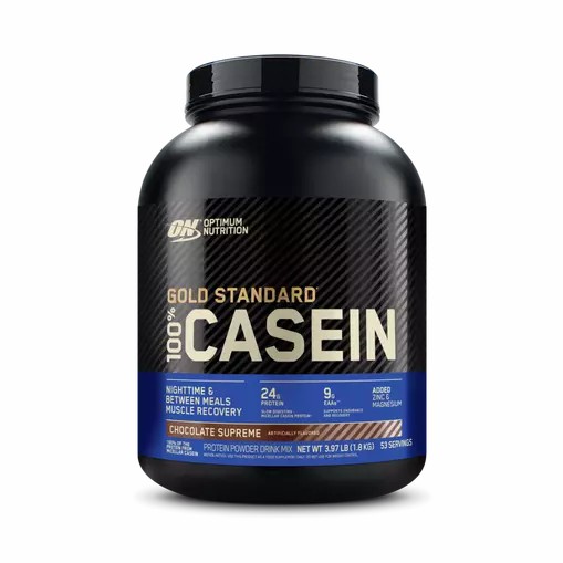 Optimum Nutrition GOLD STANDARD® 100% Casein Chocolate Supreme 4 lb (53 Servings) | 695328-HIP