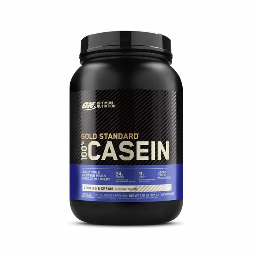 Optimum Nutrition GOLD STANDARD® 100% Casein Cookies & Cream 2 lb (25 Servings) | 960541-LYZ