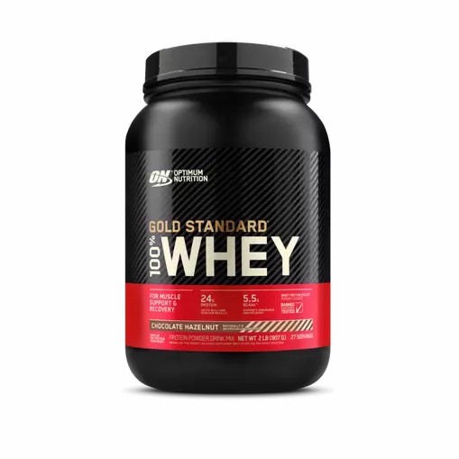 Optimum Nutrition GOLD STANDARD 100% WHEY™ Chocolate Hazelnut 2 lb (27 Servings) | 194302-OVG