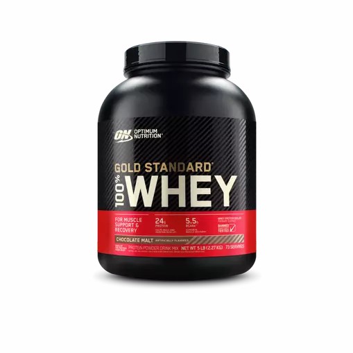 Optimum Nutrition GOLD STANDARD 100% WHEY™ Chocolate Malt 5 lb (73 Servings) | 901374-RKP