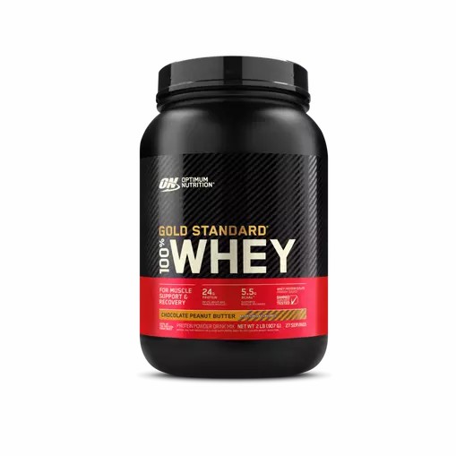 Optimum Nutrition GOLD STANDARD 100% WHEY™ Chocolate Peanut Butter 2 lb (27 Servings) | 796814-ARH