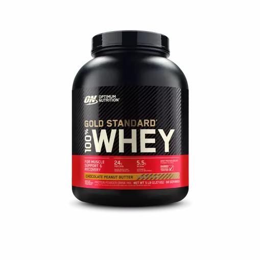 Optimum Nutrition GOLD STANDARD 100% WHEY™ Chocolate Peanut Butter 5 lb (68 Servings) | 916740-IKL