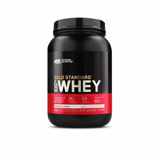 Optimum Nutrition GOLD STANDARD 100% WHEY™ Cookies & Cream 2 lb (27 Servings) | 860912-QGB
