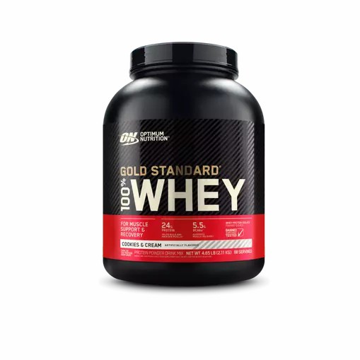 Optimum Nutrition GOLD STANDARD 100% WHEY™ Cookies & Cream 5 lb (68 Servings) | 790251-SRO