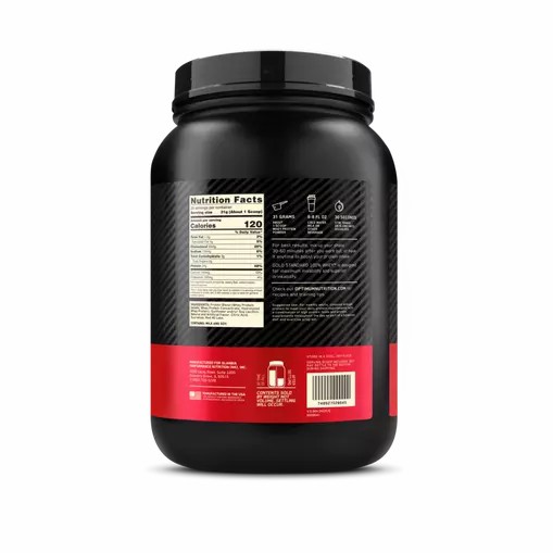 Optimum Nutrition GOLD STANDARD 100% WHEY™ Delicious Strawberry 2 lb (29 Servings) | 486913-JHY