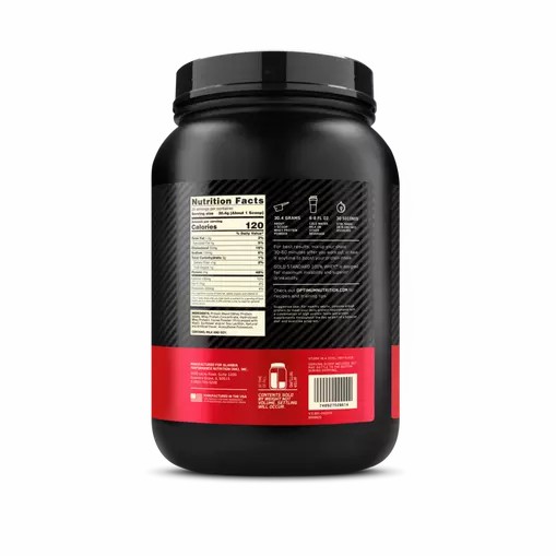 Optimum Nutrition GOLD STANDARD 100% WHEY™ Double Rich Chocolate 2 lb (29 Servings) | 730659-UTI
