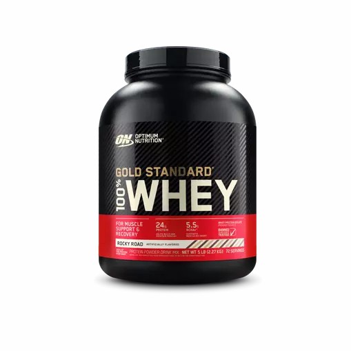 Optimum Nutrition GOLD STANDARD 100% WHEY™ Rocky Road 5 lb (72 Servings) | 354269-POZ