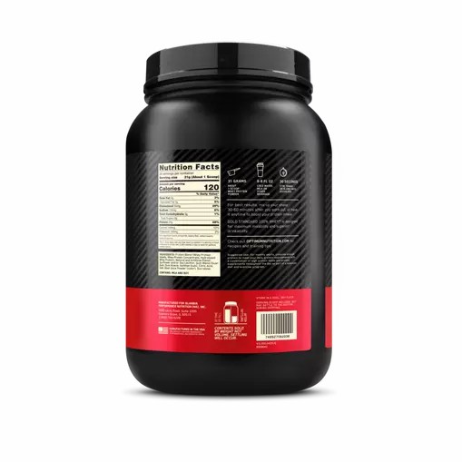 Optimum Nutrition GOLD STANDARD 100% WHEY™ Strawberries & Cream 2 lb (29 Servings) | 409532-GZU