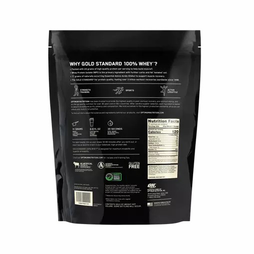 Optimum Nutrition GOLD STANDARD 100% WHEY™ Vanilla Ice Cream 1.5 lb (22 Servings) | 203467-SOA