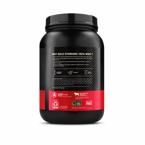 Optimum Nutrition GOLD STANDARD 100% WHEY™ Vanilla Ice Cream 2 lb (29 Servings) | 965371-BLH
