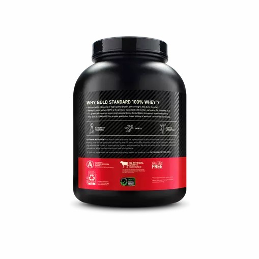 Optimum Nutrition GOLD STANDARD 100% WHEY™ Vanilla Ice Cream 4 lb (58 Servings) | 358170-QVE