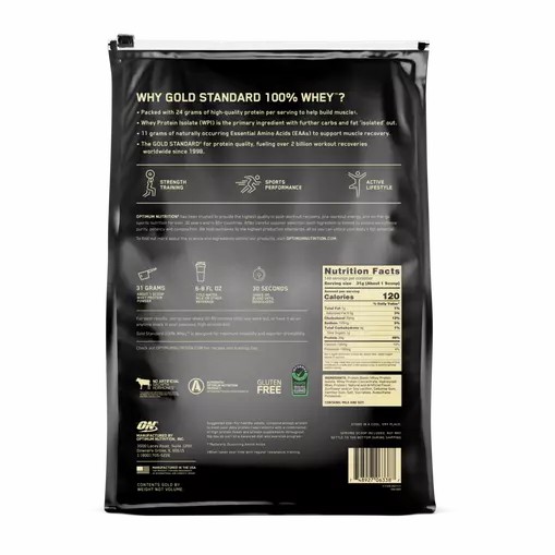 Optimum Nutrition GOLD STANDARD 100% WHEY™ Vanilla Ice Cream 10 lb - Notify me | 976318-NUM