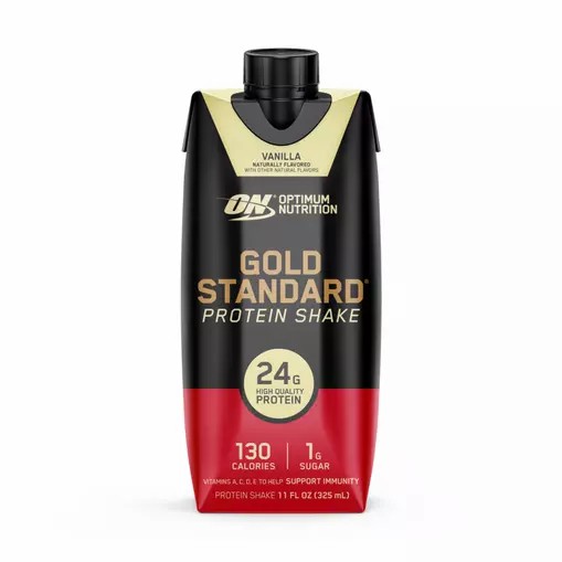 Optimum Nutrition GOLD STANDARD® Ready To Drink Protein Shake Vanilla 12 Cartons (12 Servings) | 714358-DTY