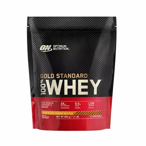 Optimum Nutrition Gold Standard 100% Whey Protein Powder Chocolate Peanut Butter 480 grams (15 Servings) | 791023-WPM