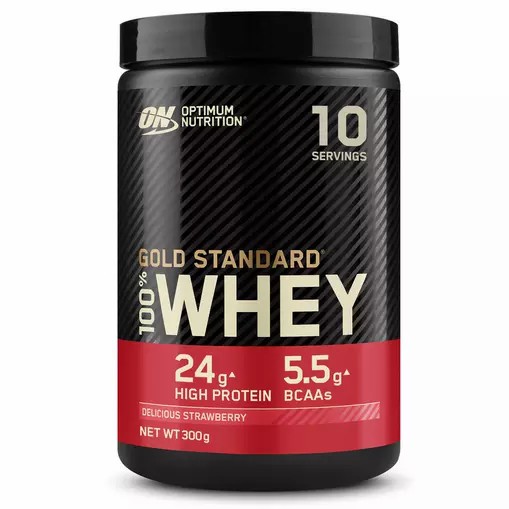 Optimum Nutrition Gold Standard 100% Whey Protein Powder Delicious Strawberry 300 grams (10 Servings) | 825763-BPK